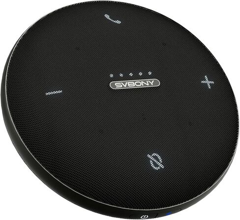 ميكروفون مؤتمر SVBONY Omni2P، ومكبر صوت مزدوج ووضعين لاقط لغرفة الاجتماعات، وإلغاء الضوضاء ثنائي الاتجاه بتقنية الذكاء الاصطناعي، وبلوتوث 5.3، و6 ميكروفونات تدعم صوت هاتف 20 شخصًا لاجتماعات التكبير/التصغير in Kuwait
