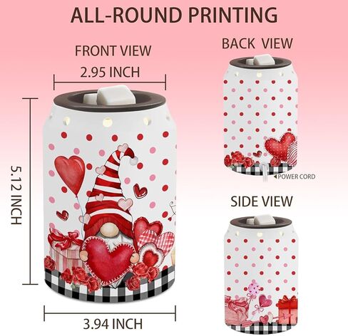 زينة عيد الحب، تماثيل شمع عيد الحب تذوب أكثر دفئًا، ديكور عيد الحب للمنزل، الحمام، غرفة المعيشة in Kuwait