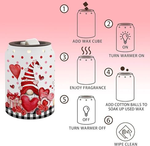 زينة عيد الحب، تماثيل شمع عيد الحب تذوب أكثر دفئًا، ديكور عيد الحب للمنزل، الحمام، غرفة المعيشة in Kuwait