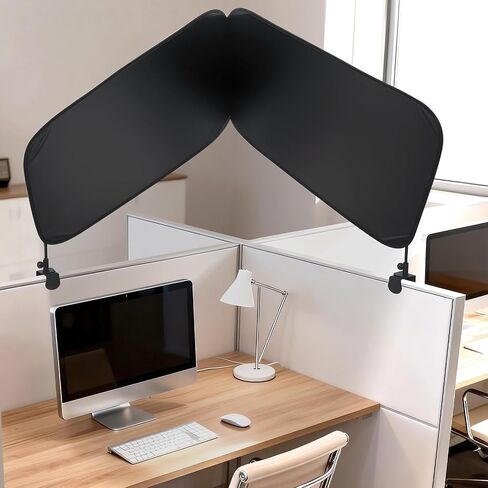 BALAPET Adjustable Angle Cubicle Shade, Foldable Office Cubicle and Desk Shade for Light Sensitive Workers, Portable Cubicle Shade Canopy for Working Partitions Corner Privacy Accessories in Saudi Arabia