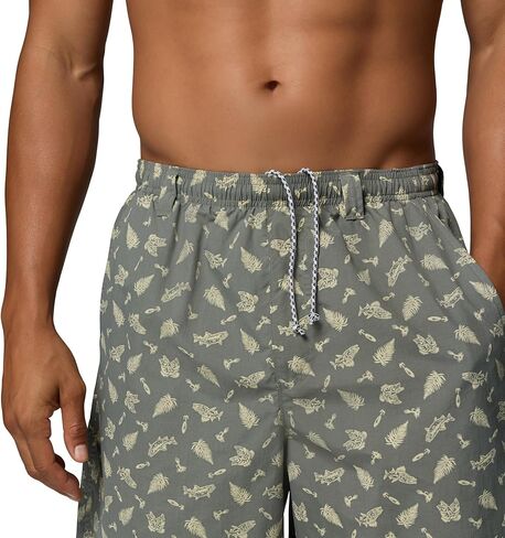 Columbia Men's PFG Super Backcast II Quick Dry Swim Short, Cypress Freshslam, X-Large x 8 in Saudi Arabia