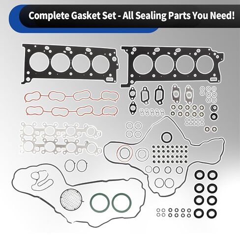 HS26394PT Cylinder Head Gasket Set Compatible with Sequoia Tundra Land Cruiser GX460 LX570 4.6L 5.7L V8 2007-2019 in Saudi Arabia