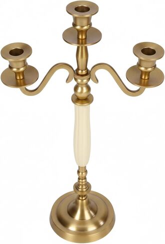Christmas Candlestick Large 3/5 Arms Metal Candelabra Wedding Event Candelabra Candlestick Candleholders for Wedding Dining Table Xmas Party Home Decor in Kuwait