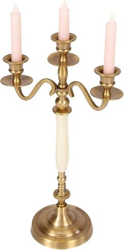 Christmas Candlestick Large 3/5 Arms Metal Candelabra Wedding Event Candelabra Candlestick Candleholders for Wedding Dining Table Xmas Party Home Decor in Kuwait