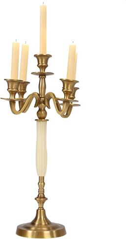 Generic 3/5 Candle Metal Candelabra Candlestick Candlestick Holders Wedding Event Candelabra for Wedding Dining Table Xmas Party Home Decor in Kuwait