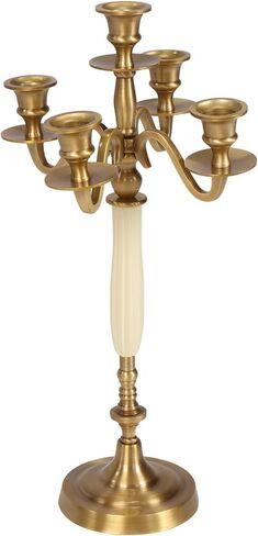 Generic 3/5 Candle Metal Candelabra Candlestick Candlestick Holders Wedding Event Candelabra for Wedding Dining Table Xmas Party Home Decor in Kuwait