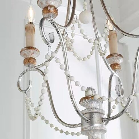 Retro Chaner, Amen Rustic Ceiling Lamp, Wrought Iron Industrial Candle Light,for Bedroom, Entryway, Dining Room, Girls Room, Foyer in Kuwait