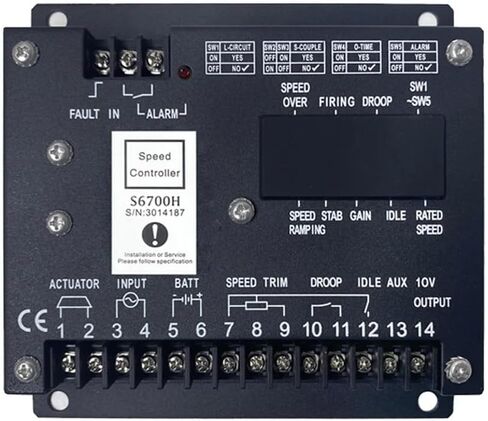 S6700H S6700E مولد محرك سرعة تحكم محافظ المحرك وحدة التحكم لوحة المحرك أجزاء مولد الطاقة S6700 in Kuwait