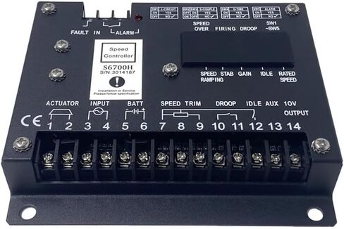 S6700H S6700E مولد محرك سرعة تحكم محافظ المحرك وحدة التحكم لوحة المحرك أجزاء مولد الطاقة S6700 in Kuwait