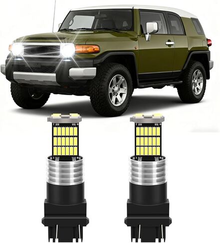 2PCS 3157 Front Turn Signal Lights Fit for Toyota Camry 2007 2008 2009 Turn Signal Bulbs 6000K Cool White, Super Bright OEM Bulb, 360° Illumination 2pcs in Saudi Arabia