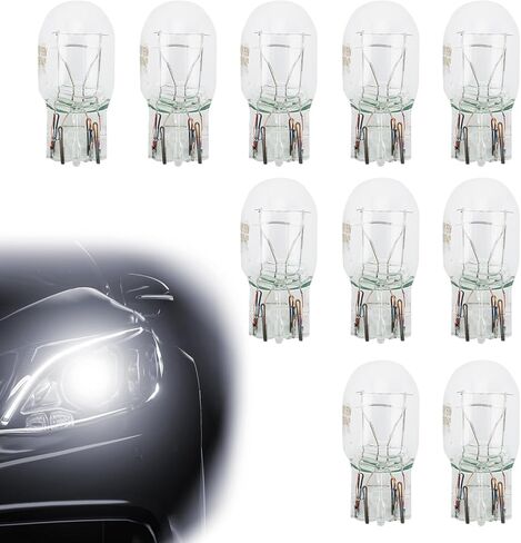 vvag 10 PCS 7443 Brake Light Bulb,T20 Automotive Light Bulb 7443A Miniature Bulb 12V 21/5W Ultra-bright Turn Signal Light Replacement for Cars,Trucks,SUVs (7443) in Saudi Arabia