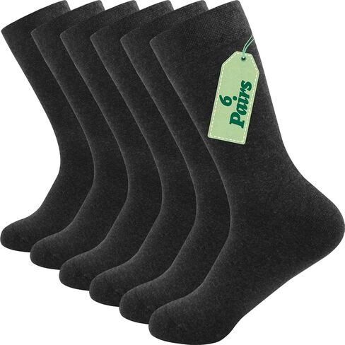 Colorful Striped Socks for Women Cotton Casual Work Running Black White Grey Socks Size 7-9 and 9-11 6 Pairs in Saudi Arabia