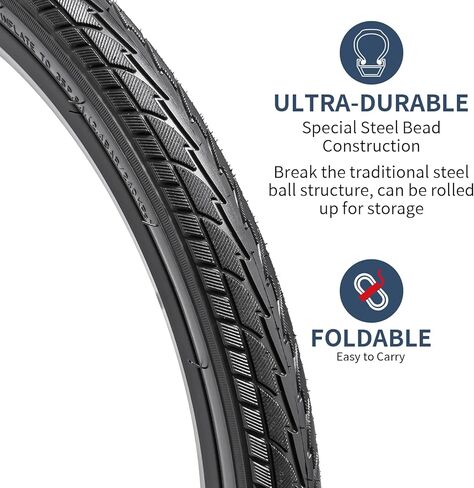 YUNSCM 20" Bike Tires 20x1.75/47-406 60TPI and 20" Bike Tubes Schrader Valve Compatible with 20 x 1.50 20 x 1.75 20 x 1.90 20 x 1.95 Bike Bicycle Tires and Tubes (Y-1151) in Saudi Arabia
