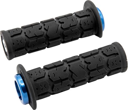Generic MPP ODI Rogue 2.1 Lock-on ATV/PWC Grips (125mm) - أسود / أزرق - صمام خانق للإبهام - الولايات المتحدة الأمريكية in Kuwait