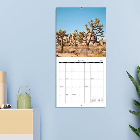Calendar 2026-2027 - 2026-2027 Wall Calendar: APR.2026 - SEP.2027, 12" x 24" (Opened), Full Page Monthly View, Thick & Sturdy Paper for Gift, Perfect Nature Calendar Organizing & Planning in Saudi Arabia