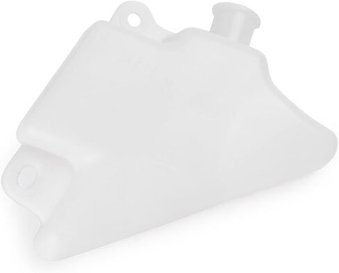 Mallofusa Motorcycle Radiator Water Coolant Reservoir Overflow Tank Replacement Compatible for Yamaha YZF-R1 2007-2008 White in Saudi Arabia
