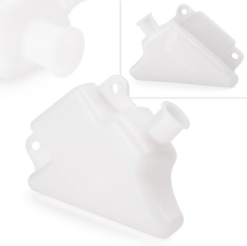 Mallofusa Motorcycle Radiator Water Coolant Reservoir Overflow Tank Replacement Compatible for Yamaha YZF-R1 2007-2008 White in Saudi Arabia