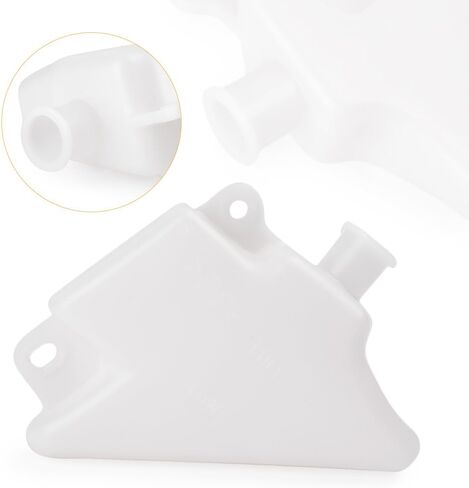 Mallofusa Motorcycle Radiator Water Coolant Reservoir Overflow Tank Replacement Compatible for Yamaha YZF-R1 2007-2008 White in Saudi Arabia