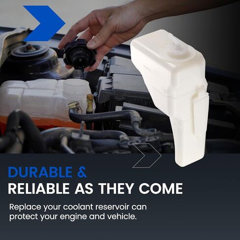 Engine Coolant Reservoir Tank 603-231 Compatible with Honda Civic Civic del Sol 1992-1997 Compatible with Honda Civic del Sol 1993-1997 Civic 1992-1995 1.5L 1.6L L4 Replace 19101-P08-000 in Saudi Arabia