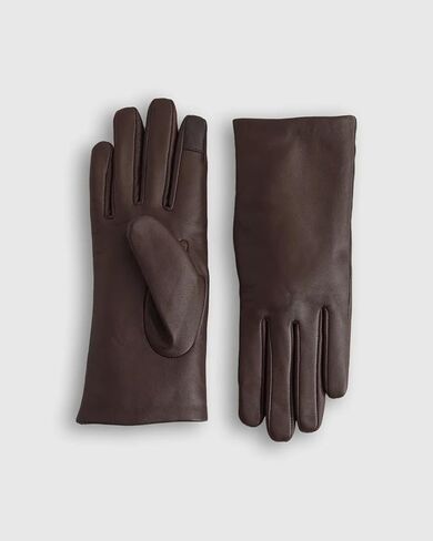 Leather Glove-Gloves-Women’s Lambskin Leather Handwear with Cashmere Lining –Soft, Warm Winter Dress & Driving Accessory in Saudi Arabia