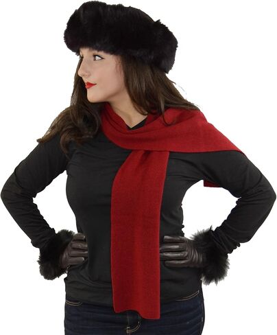 Leather Glove-Gloves-Women’s Lambskin Leather Handwear with Cashmere Lining –Soft, Warm Winter Dress & Driving Accessory in Saudi Arabia