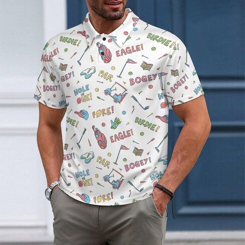 Matching Golf Shirts for Couples,Funny Golf Shirt for Men Women His and Hers Matching Outfits,Moisture-Wicking in Kuwait