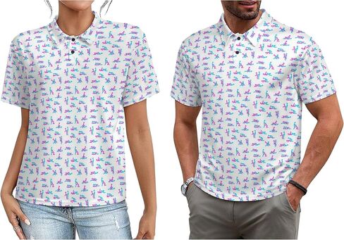 Matching Golf Shirts for Couples,Funny Golf Shirt for Men Women His and Hers Matching Outfits,Moisture-Wicking in Kuwait