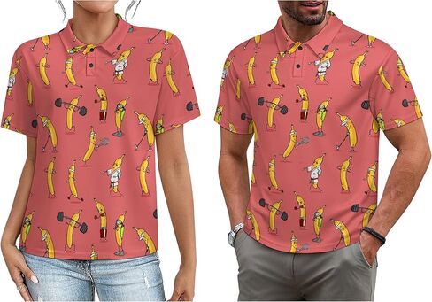 Matching Golf Shirts for Couples,Funny Golf Shirt for Men Women His and Hers Matching Outfits,Moisture-Wicking in Kuwait