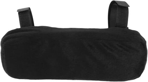 1 Pair Memory Foam Chair Armrest Pads - Universal Comfortable Office Chair Arm Rest Covers for Elbows (Black) in Kuwait