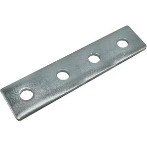 4 Hole, Flat Plate Connector Bracket for 1/2" Bolt in 1-5/8" Strut Channel - Heavy Duty, Electro-Galvanized in Saudi Arabia