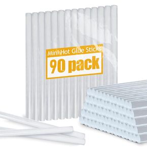 Krightlink 30 Mini Hot Glue Sticks, 4" and 0.27 Hot Melt Glue Sticks Diameter Compatible with Most Mini Glue Guns for DIY Craft Projects, Scrapbooking DIY, Home Repair in Saudi Arabia