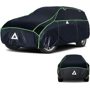Hail Protector SUV Car Cover, Anti Hail Thickened Multi-Layered EVA Car Cover Waterproof All Weather Protection with Car Sun Visor, Fit SUV Jeep-Length 182-191 Inch. in Saudi Arabia