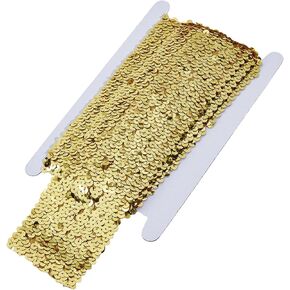 5 ياردات 1.89 بوصة واسعة سوداء مرنة الترتر الزخارف، 5 صف شقة بلينغ تمتد الخياطة تقليم، الترتر زركشة النسيج DIY بها بنفسك الحرفية والخياطة فستان الزفاف الزفاف in Kuwait