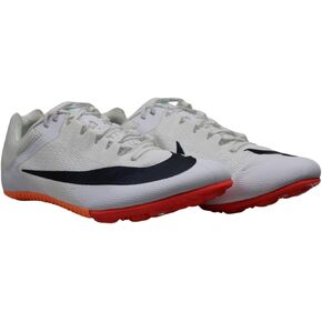 حذاء Nike Zoom Rival Sprint Athletics Sprinting Spikes أبيض/سبج-قرمزي ساطع 10.5 للرجال US/12 WMNS US in Saudi Arabia
