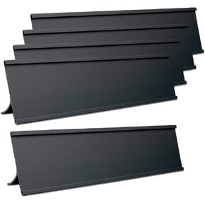 5 Pack 2" x 8" Aluminum Desk Name Plate Holders,Office Business Desk Sign Holder for Meeting Room or Other Business Event (Black) in Saudi Arabia