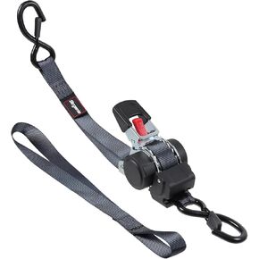 أشرطة سقاطة قابلة للسحب ذاتيًا 1 بوصة أشرطة شحن أوتوماتيكية للشاحنات والدراجات النارية والقوارب والمركبات الرباعية والنقل قطعة واحدة in Kuwait