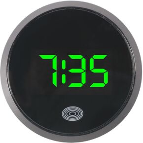 Car Clock,Car Accessories Automotive Clocks for Dash Stick On,Luminous Touch Screen Vehicle Dashboard Mini Adhesive Clock,Dashboard Board Clocks Watch,Suitable for Most Cars,Trucks (Red) in Kuwait