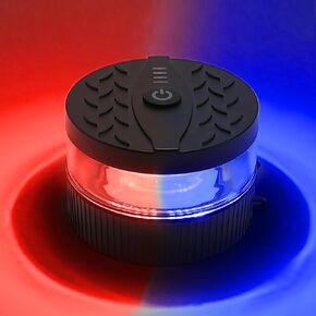 ضوء منارة كهرماني يعمل بالبطارية مع قاعدة مغناطيسية، محمول USB-C قابل لإعادة الشحن على السطح العلوي LED تحذير أضواء وامضة للطوارئ للشاحنات والمركبات والسيارات والجرار قطعة واحدة in Kuwait