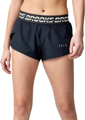 Brooks Women’s PR Elite Split Short, 2" Inseam Racing Shorts with Side Splits, Lightweight Brief Liner & Mid-Rise Fit in Saudi Arabia