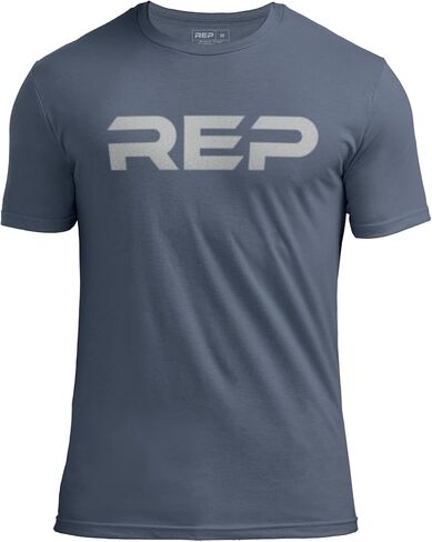 REP Fitness Daily Driver Tri-Blend Crew T-Shirt, Athletic Fit Tagless Breathable Polyester Rayon Cotton Gym Shirt Unisex Tee in Saudi Arabia