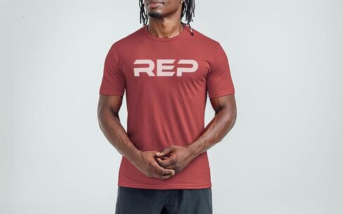 REP Fitness Daily Driver Tri-Blend Crew T-Shirt, Athletic Fit Tagless Breathable Polyester Rayon Cotton Gym Shirt Unisex Tee in Saudi Arabia