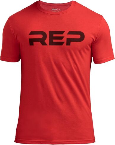 REP Fitness Daily Driver Tri-Blend Crew T-Shirt, Athletic Fit Tagless Breathable Polyester Rayon Cotton Gym Shirt Unisex Tee in Saudi Arabia
