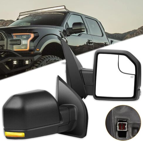 Side Mirror Fit for 1992-1994 For Chevy Blazer 1988-1999 Pickup Truck 1992-1999 Suburban 1995-2000 Tahoe Manual Fold Non-heated 1 Piece of Mirror Driver Side Power adjustment Exterior Mirror in Kuwait