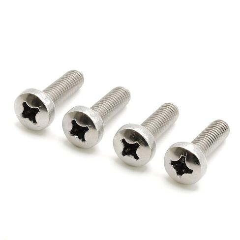 ReplacementScrews Rear License Plate Screws Compatible with Hyundai Palisade - Stainless Steel (Pack of 4) in Saudi Arabia
