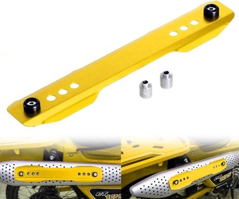 CT125 Exhaust Heat Shield Guard Accessories Compatible with Hunter Cub CT 125 Trail125 2020-2024 Aluminum Silencer Pipe Protection Guards (Gold) in Kuwait