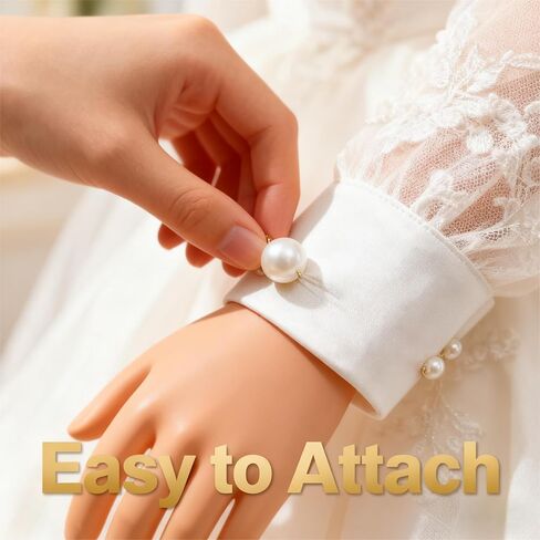 20 Pairs Magnetic Veil Weights - Double-Sided Pearl Bridal Accessories, Elegant Wedding Essentials for Bride (White) in Saudi Arabia