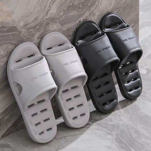 Slippers for Men and Women Non Slip Soft Slippers for Home Shoes Grey in Saudi Arabia