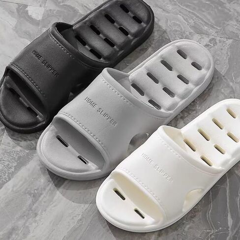 Slippers for Men and Women Non Slip Soft Slippers for Home Shoes Grey in Saudi Arabia