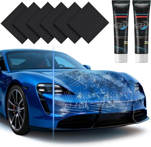 Nano Sparkle Cloth Car Scratch Remover for Vehicles, Nano Magic Cleaning Cloth for Minor Car Paint & Scratch Repair, Car Polish, Swirl & Water Spots Remover in Kuwait