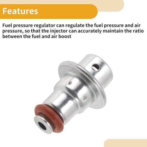 Fuel Pressure Regulator Fuel Pump Regulator for Toyota Corolla 1998-2006 No.PR236/94856918/5G1060/FP10280 Metal Corrosion Resistant 20-70 Psi 1 Pcs in Saudi Arabia
